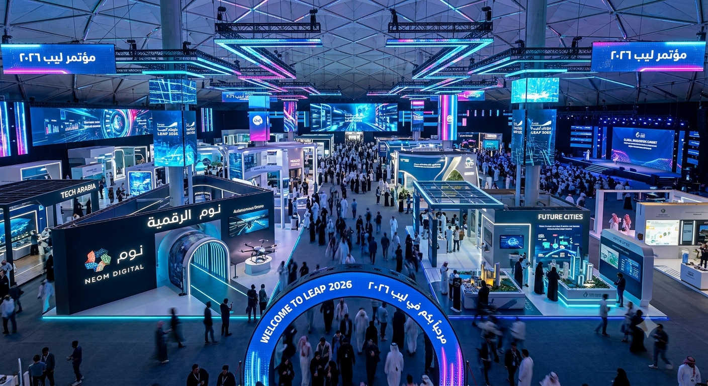 تجهيز الشركات المشاركة في LEAP وDeepFest بالرياض